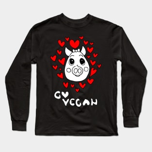 Go vegan Long Sleeve T-Shirt